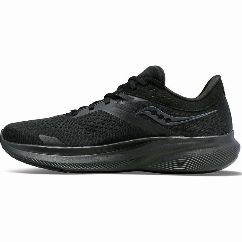 Men's Saucony Ride 16 Running Shoes Black | Australia S72045-C60