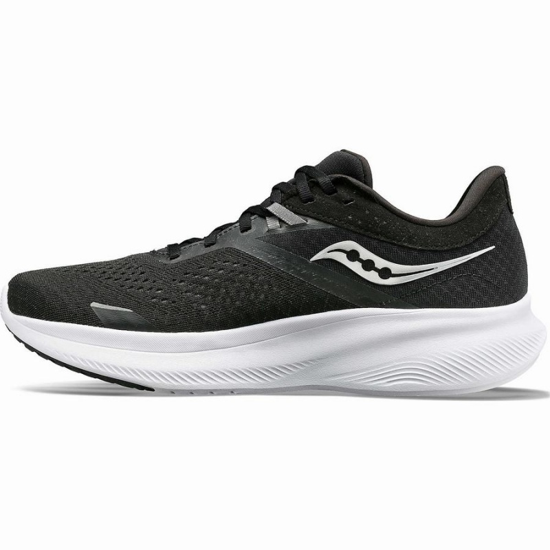 Men's Saucony Ride 16 Running Shoes Black / White | Australia S46832-A23