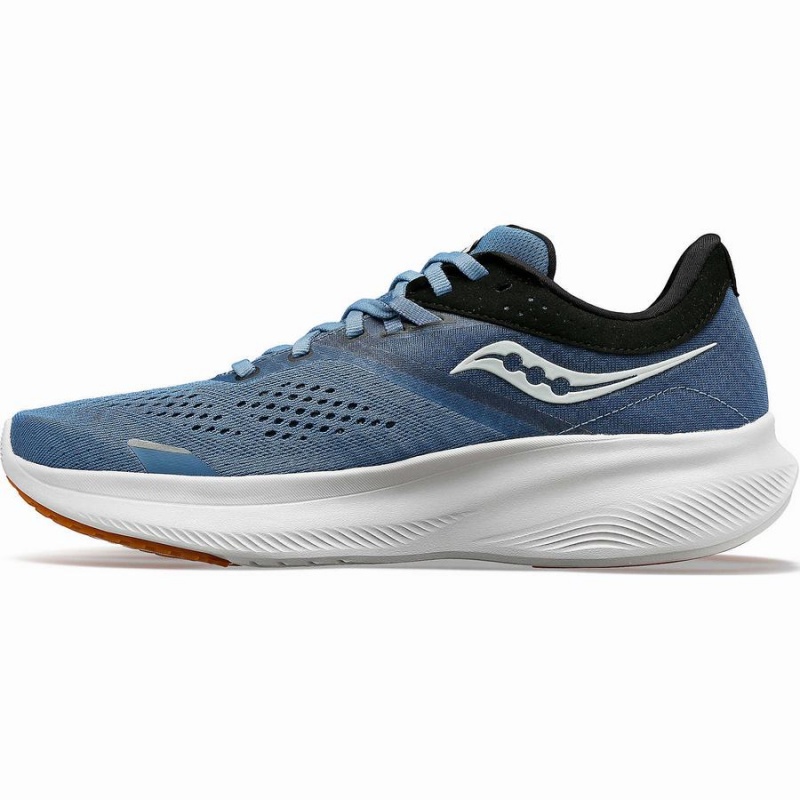 Men's Saucony Ride 16 Running Shoes Blue / Black | Australia S41806-V36