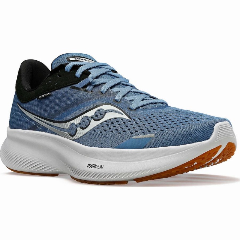 Men's Saucony Ride 16 Running Shoes Blue / Black | Australia S41806-V36