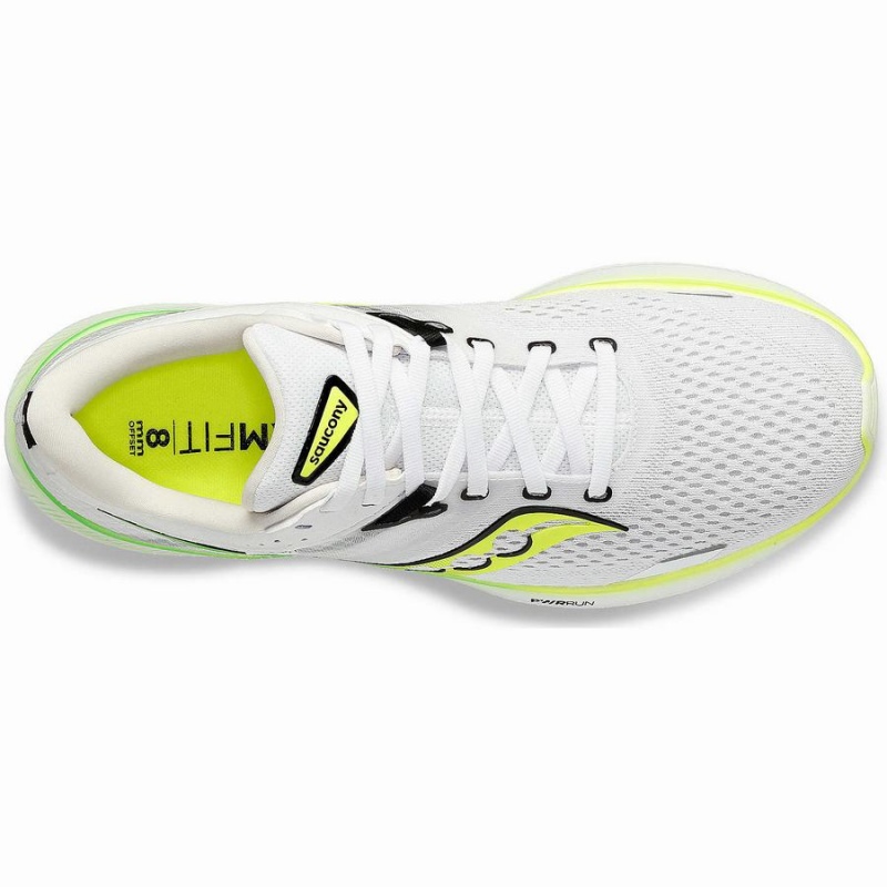 Men's Saucony Ride 16 Running Shoes White / Green | Australia S98476-X17