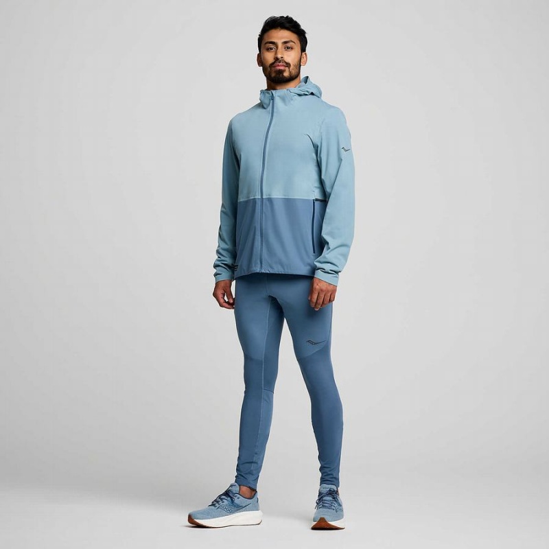 Men's Saucony Runshield Jackets Blue | Australia S05489-A52