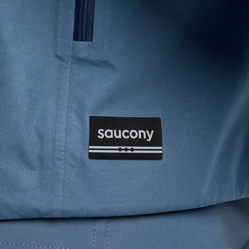 Men's Saucony Runshield Jackets Blue | Australia S05489-A52