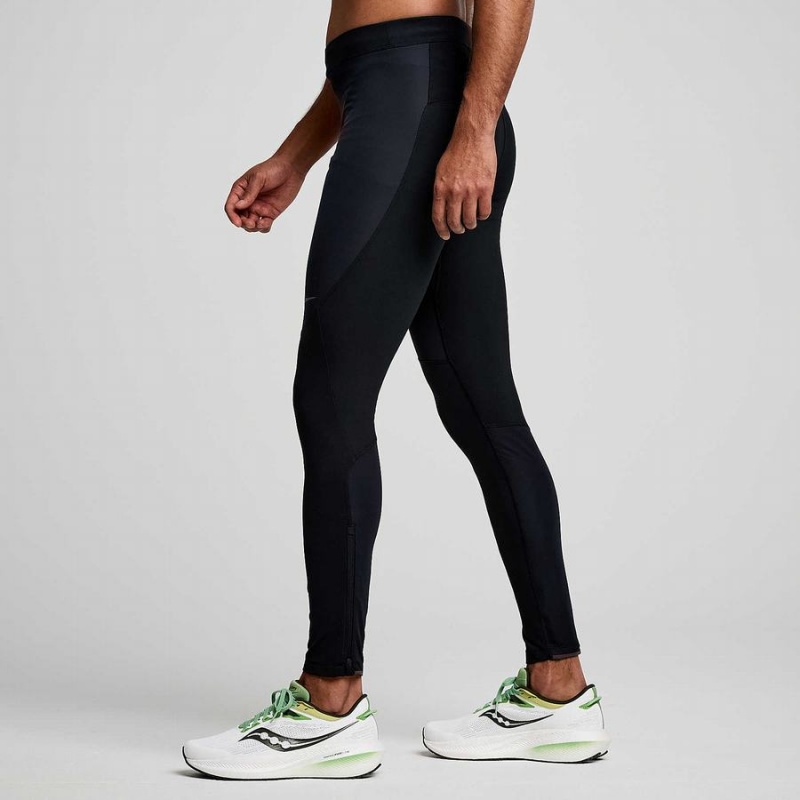 Men's Saucony Runshield Tight Black | Australia S13654-F91