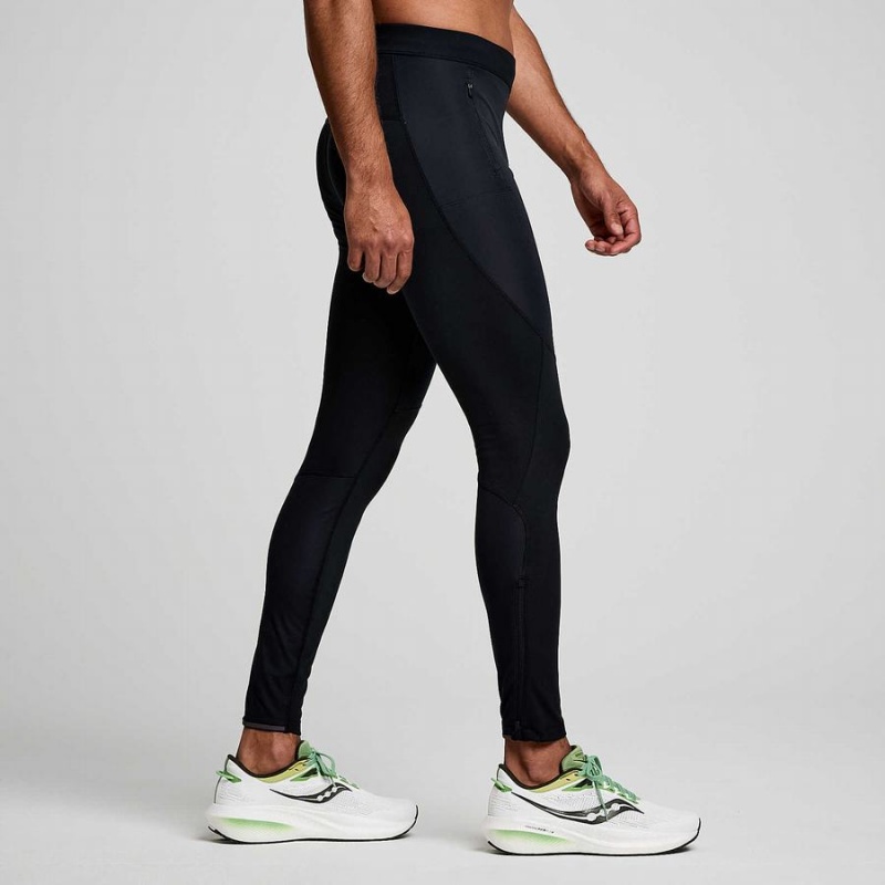 Men's Saucony Runshield Tight Black | Australia S13654-F91