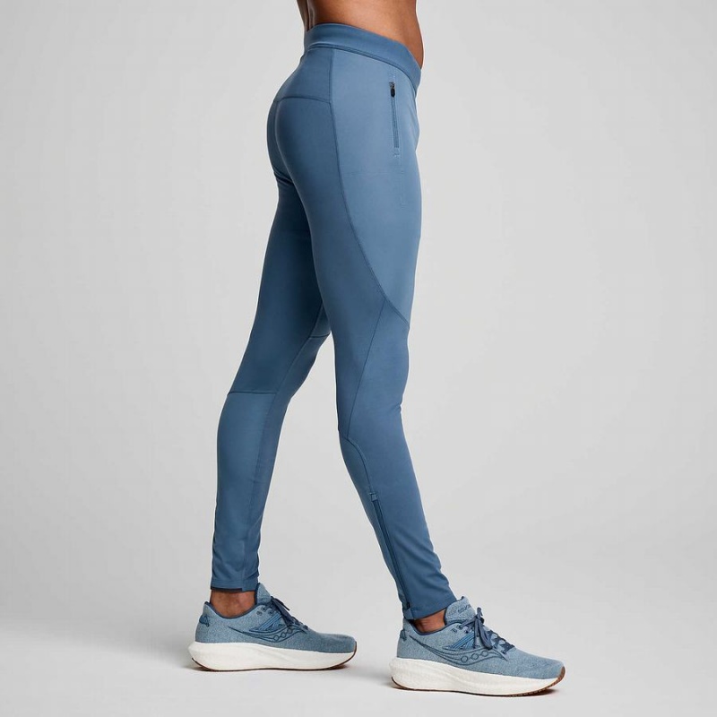 Men's Saucony Runshield Tight Blue | Australia S53874-D76