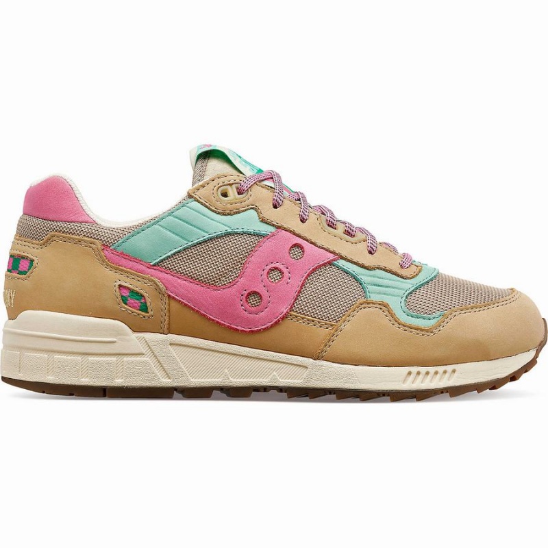 Men\'s Saucony Shadow 5000 Earth Citizen Sneakers Grey / Pink | Australia S38159-E37