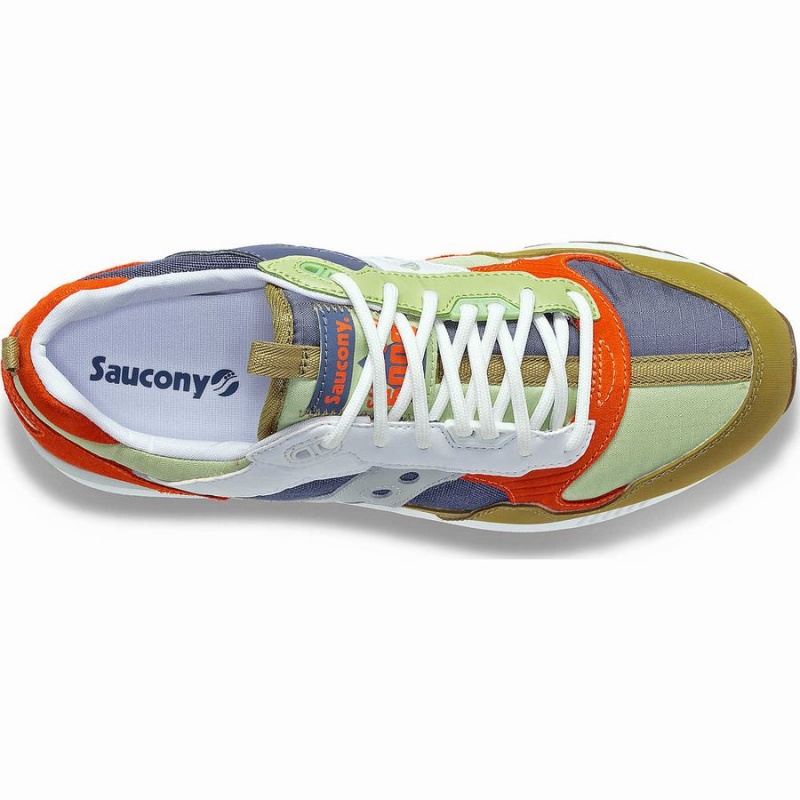 Men's Saucony Shadow 5000 Outdoor Sneakers Olive / Grey / Orange | Australia S89735-D10