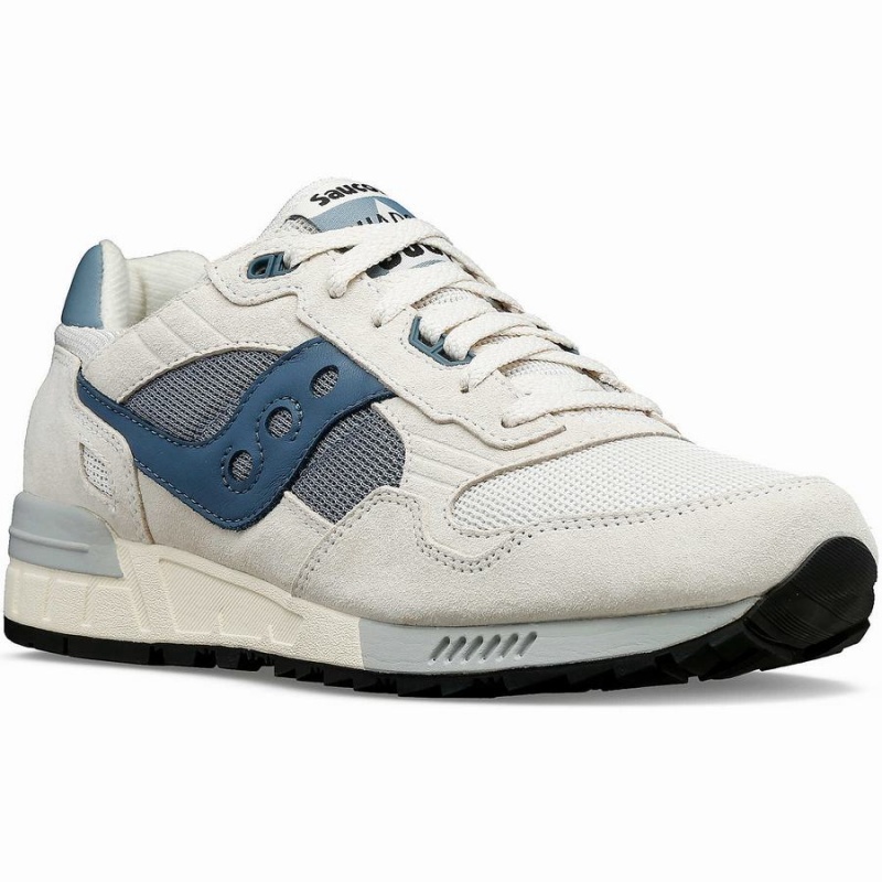 Men's Saucony Shadow 5000 Sneakers White / Blue | Australia S64951-Q82