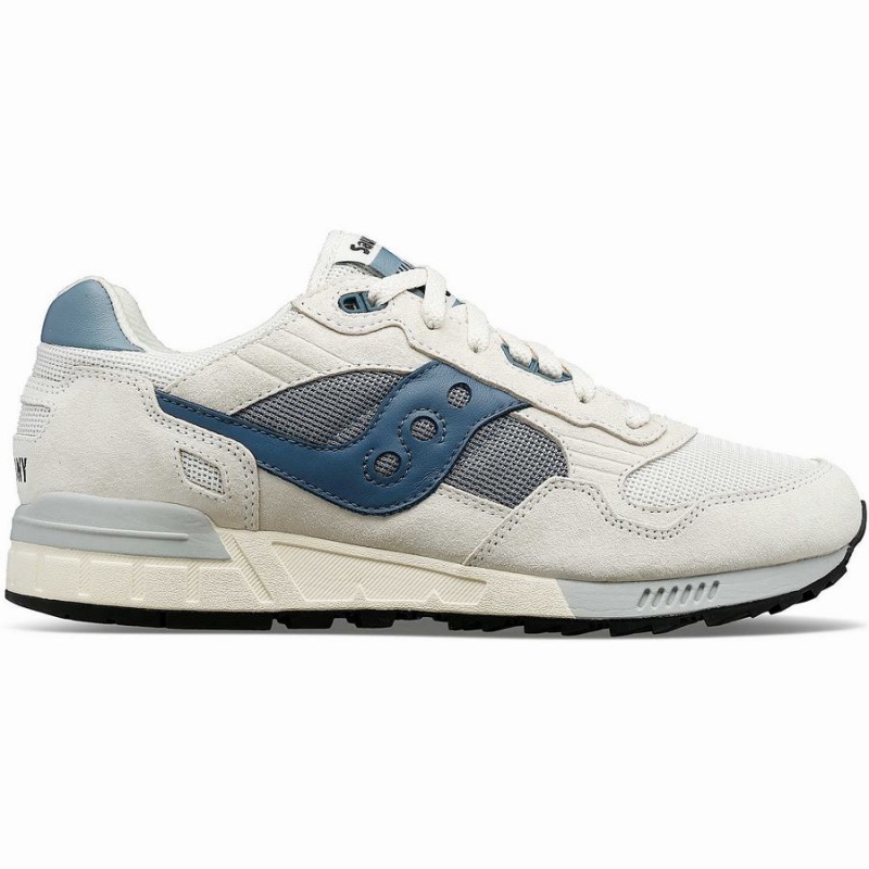 Men\'s Saucony Shadow 5000 Sneakers White / Blue | Australia S64951-Q82