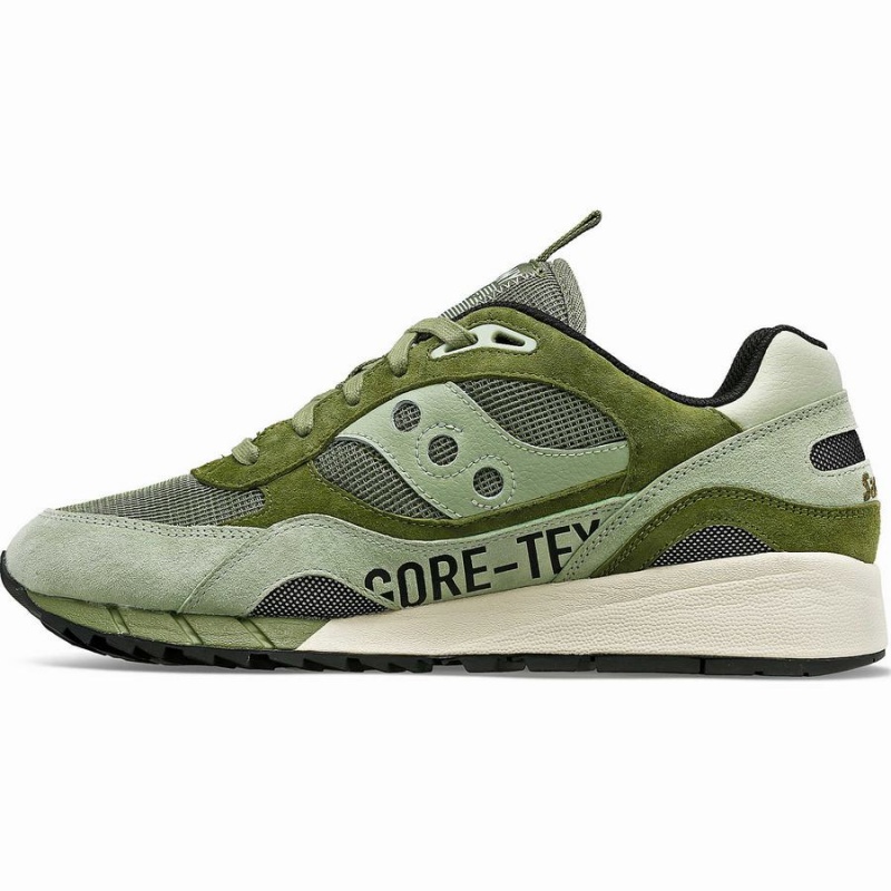 Men's Saucony Shadow 6000 GTX Sneakers Green | Australia S53067-Z12