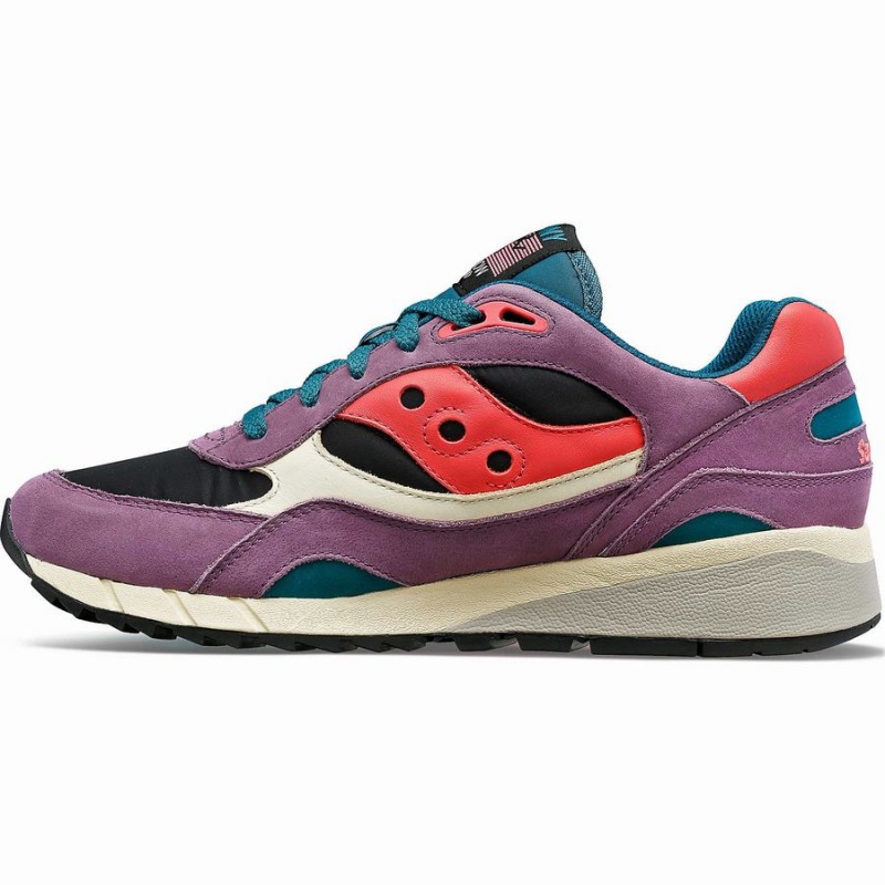 Men's Saucony Shadow 6000 Midnight Swimming Sneakers Purple / Black | Australia S56029-J28