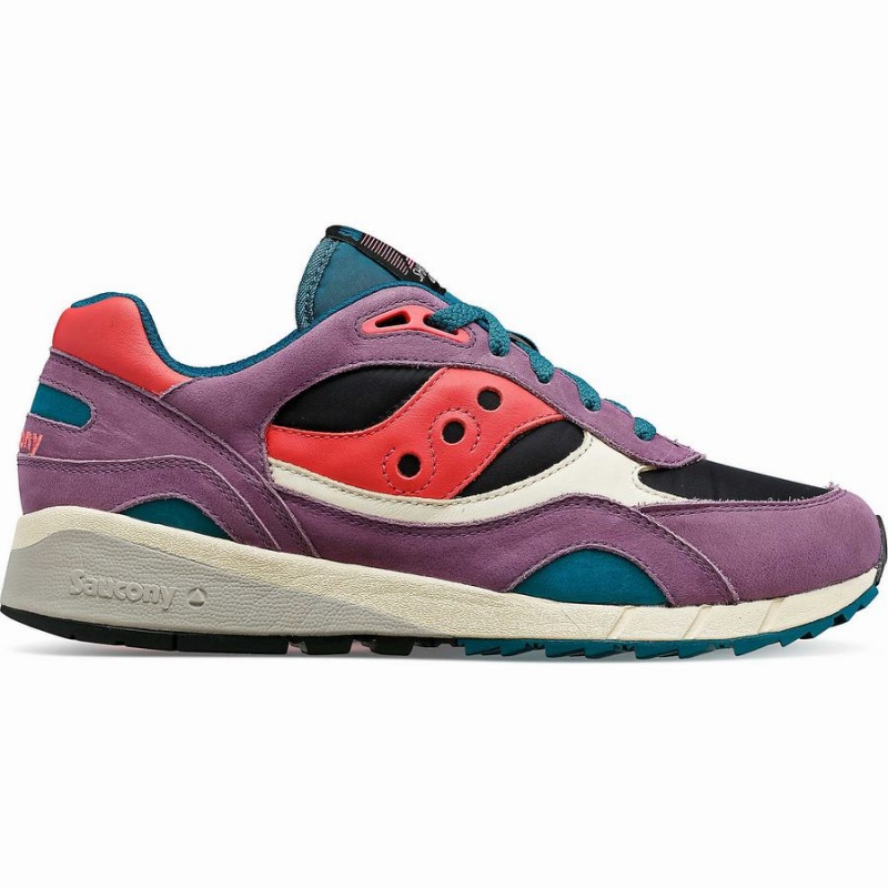 Men\'s Saucony Shadow 6000 Midnight Swimming Sneakers Purple / Black | Australia S56029-J28