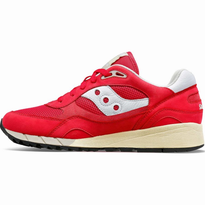 Men's Saucony Shadow 6000 Premium Sneakers Red / White | Australia S53947-A13