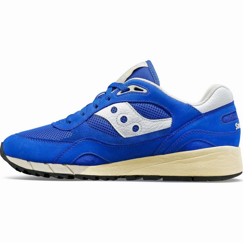 Men's Saucony Shadow 6000 Premium Sneakers Blue / White | Australia S45219-D61