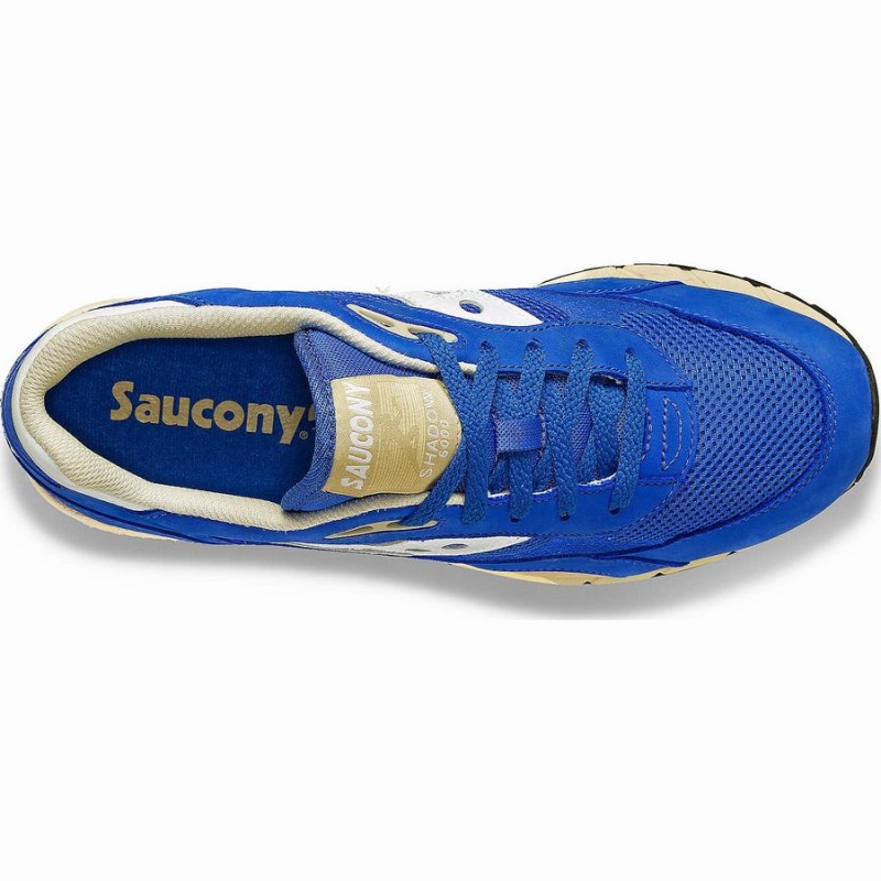 Men's Saucony Shadow 6000 Premium Sneakers Blue / White | Australia S45219-D61