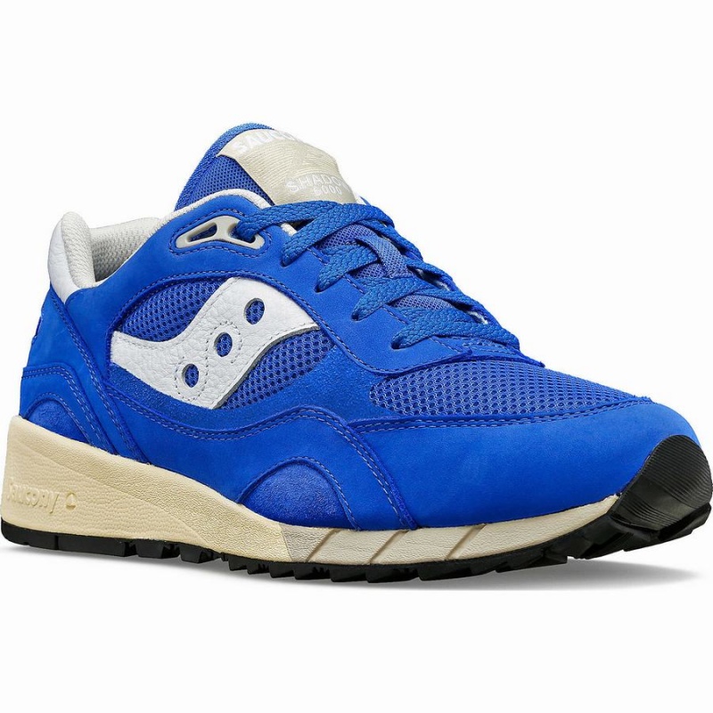 Men's Saucony Shadow 6000 Premium Sneakers Blue / White | Australia S45219-D61