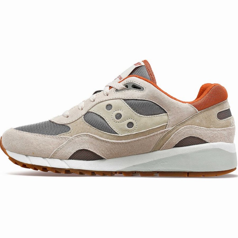 Men's Saucony Shadow 6000 Sneakers Beige / Grey | Australia S61789-X76