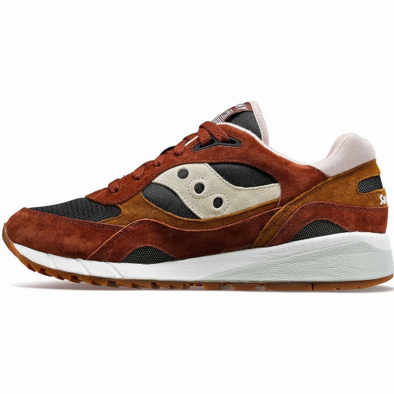 Men's Saucony Shadow 6000 Sneakers Brown / Black | Australia S78234-Z73