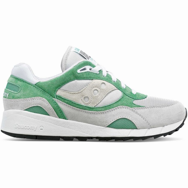 Men\'s Saucony Shadow 6000 Sneakers Grey / Green | Australia S79156-X61