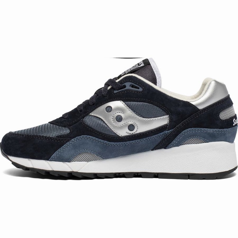 Men's Saucony Shadow 6000 Sneakers Navy / Silver | Australia S43025-R48