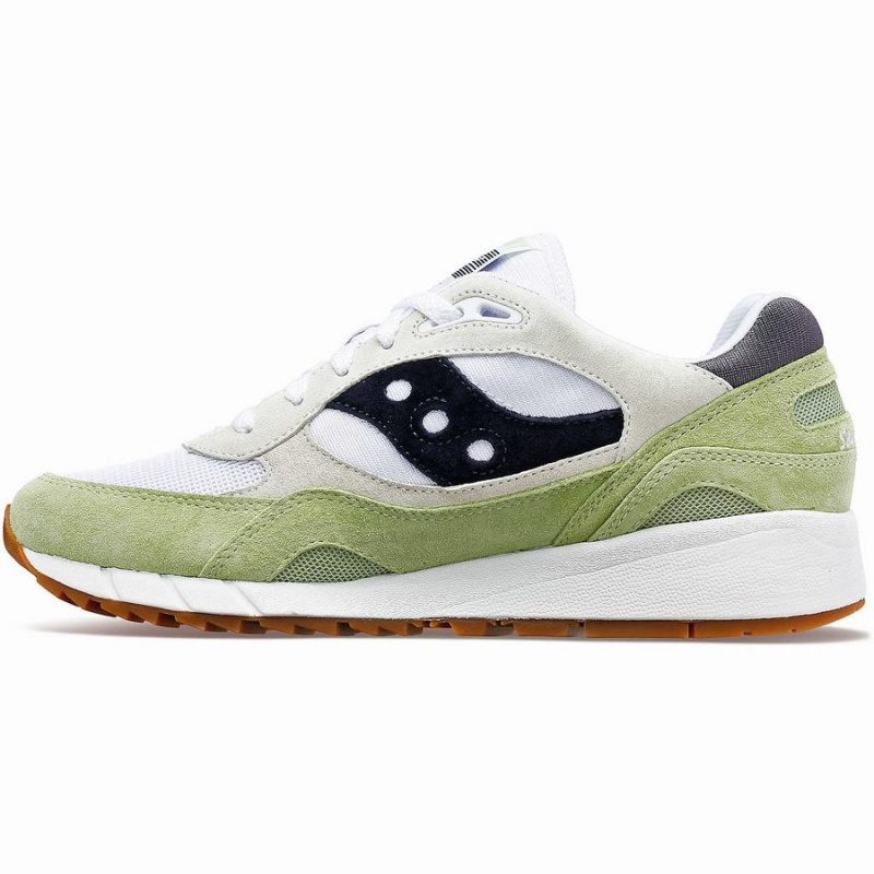 Men's Saucony Shadow 6000 Sneakers White / Mint / Navy | Australia S95671-T81