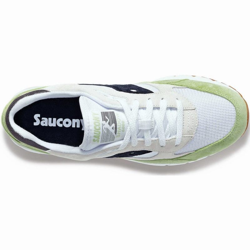 Men's Saucony Shadow 6000 Sneakers White / Mint / Navy | Australia S95671-T81