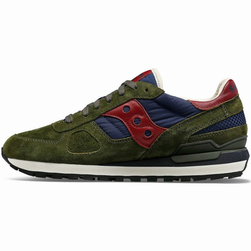 Men's Saucony Shadow Original Premium Sneakers Olive / Navy | Australia S29486-A67