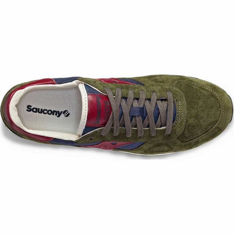 Men's Saucony Shadow Original Premium Sneakers Olive / Navy | Australia S29486-A67