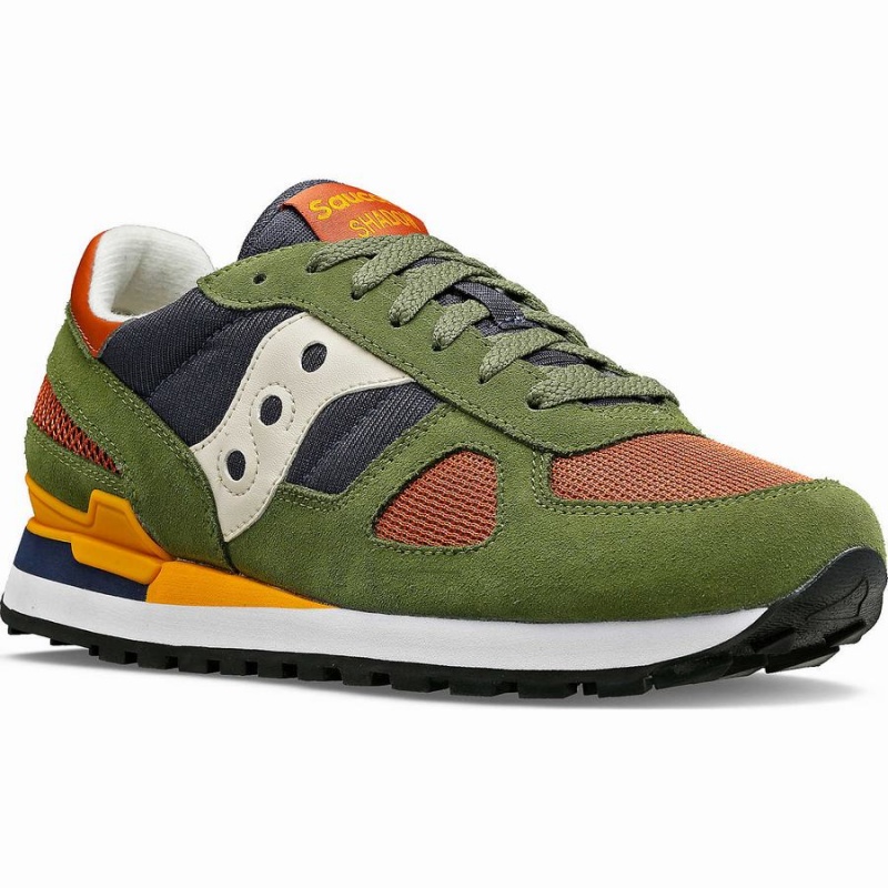 Men's Saucony Shadow Original Sneakers Green / Navy | Australia S20961-Q17