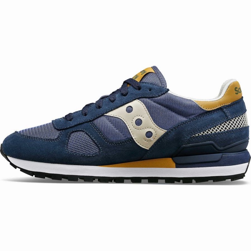 Men's Saucony Shadow Original Sneakers Navy / Brown | Australia S27985-G81