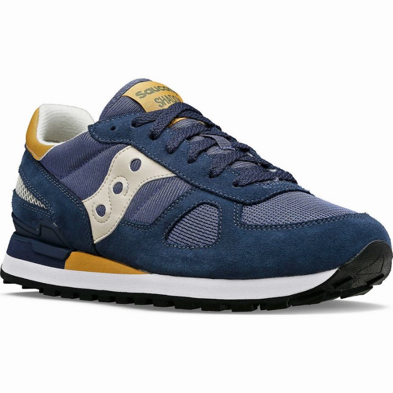 Men's Saucony Shadow Original Sneakers Navy / Brown | Australia S27985-G81