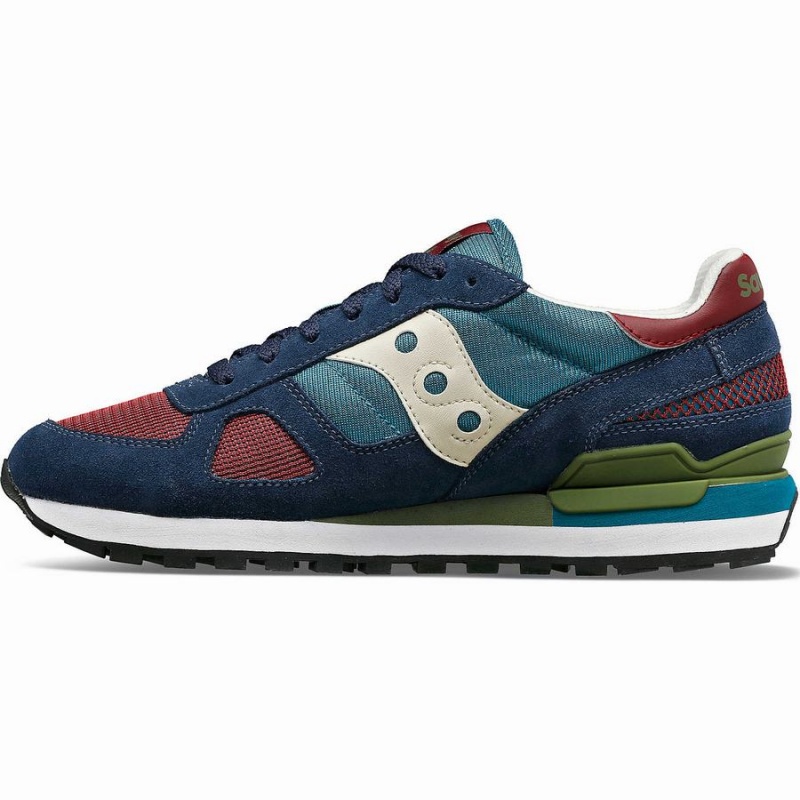 Men's Saucony Shadow Original Sneakers Navy / Green | Australia S58734-J13