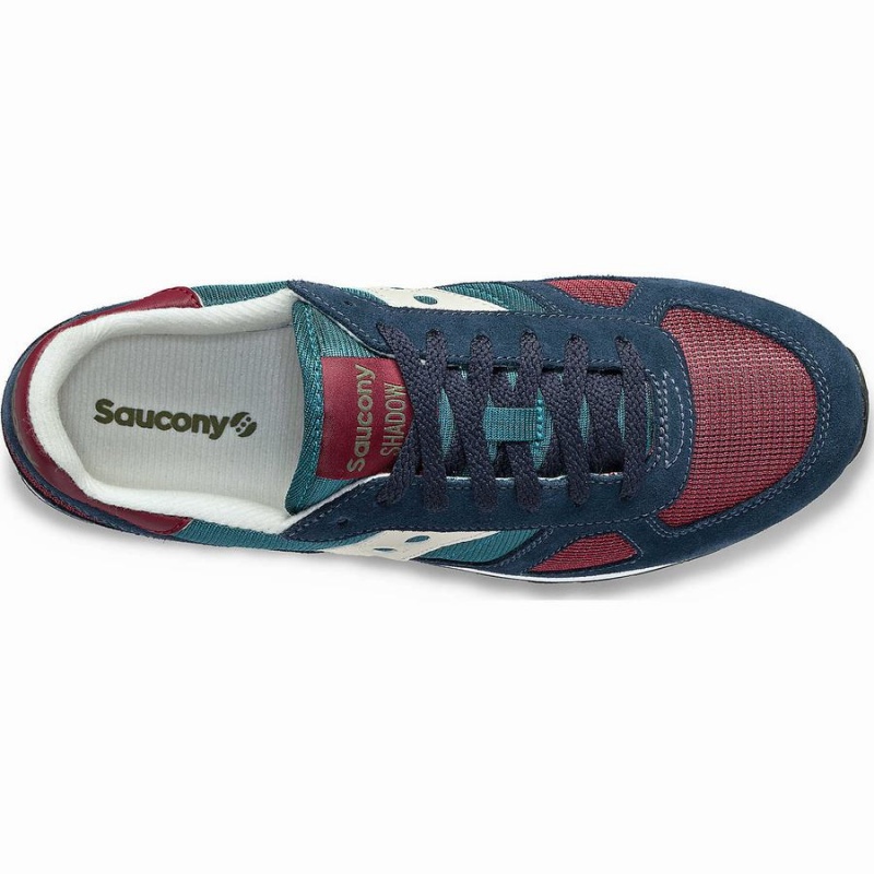 Men's Saucony Shadow Original Sneakers Navy / Green | Australia S58734-J13