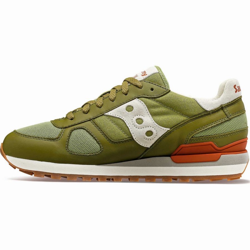 Men's Saucony Shadow Original Sneakers Olive / White | Australia S34791-J42