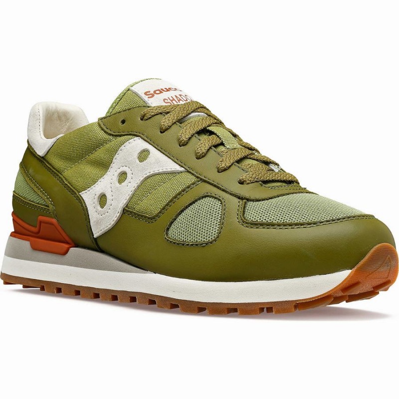 Men's Saucony Shadow Original Sneakers Olive / White | Australia S34791-J42