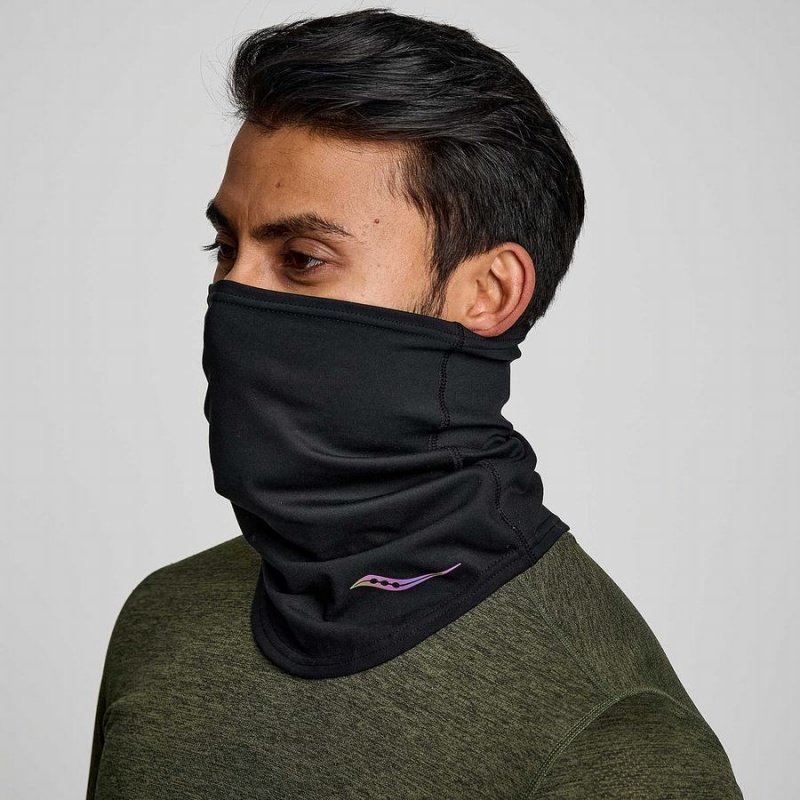 Men\'s Saucony Solstice Gaiter Neck Warmer Black | Australia S10239-N20