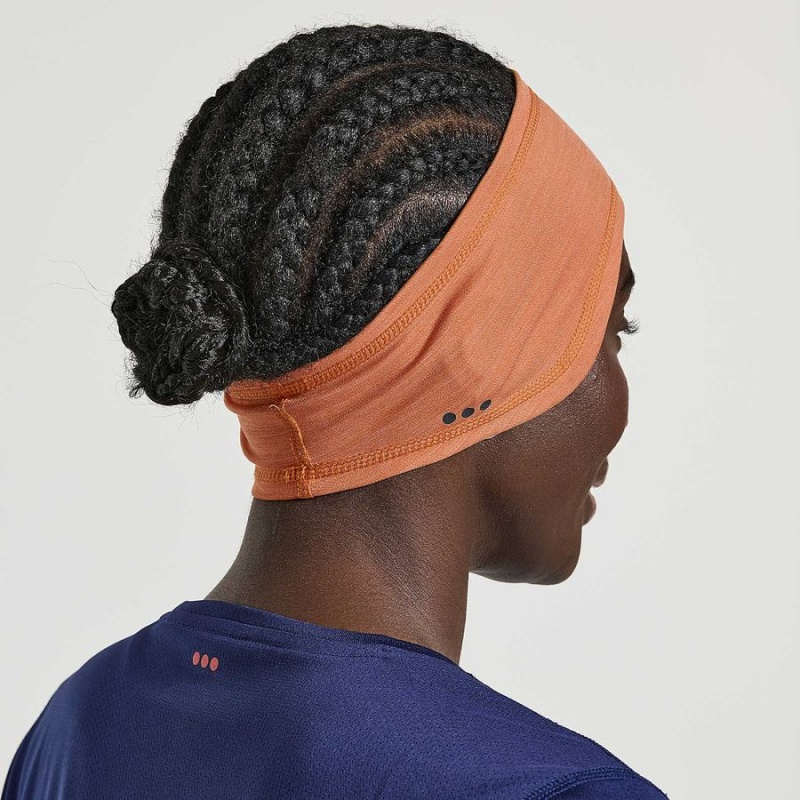 Men's Saucony Solstice Headband Orange | Australia S04253-S48