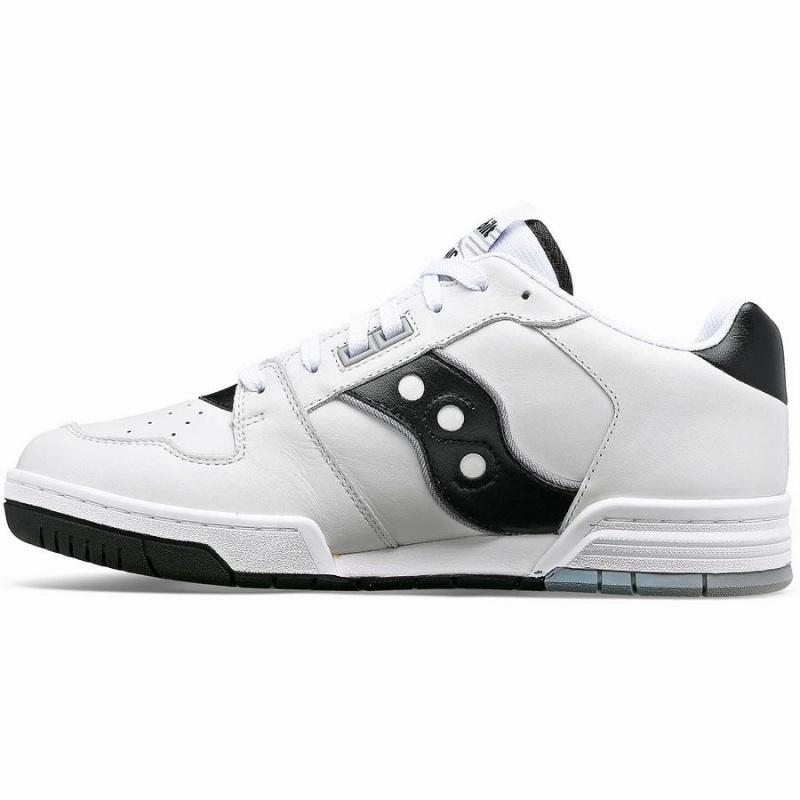 Men's Saucony Spot-Bilt™ Sonic Low Sneakers White / Black | Australia S73502-Z49