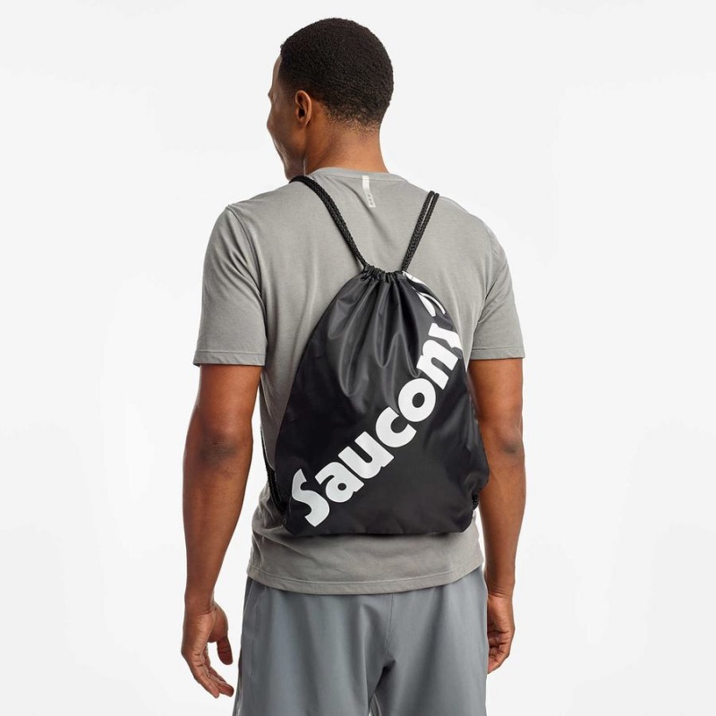 Men's Saucony String Bags Black | Australia S10945-U75