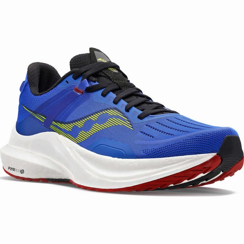 Men's Saucony Tempus Running Shoes Blue | Australia S02816-A70