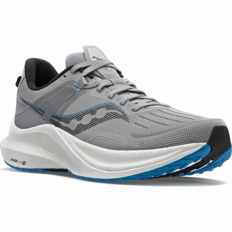 Men's Saucony Tempus Running Shoes Grey / Blue | Australia S23576-D23