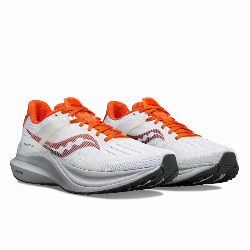 Men's Saucony Tempus Running Shoes White | Australia S05762-Y62