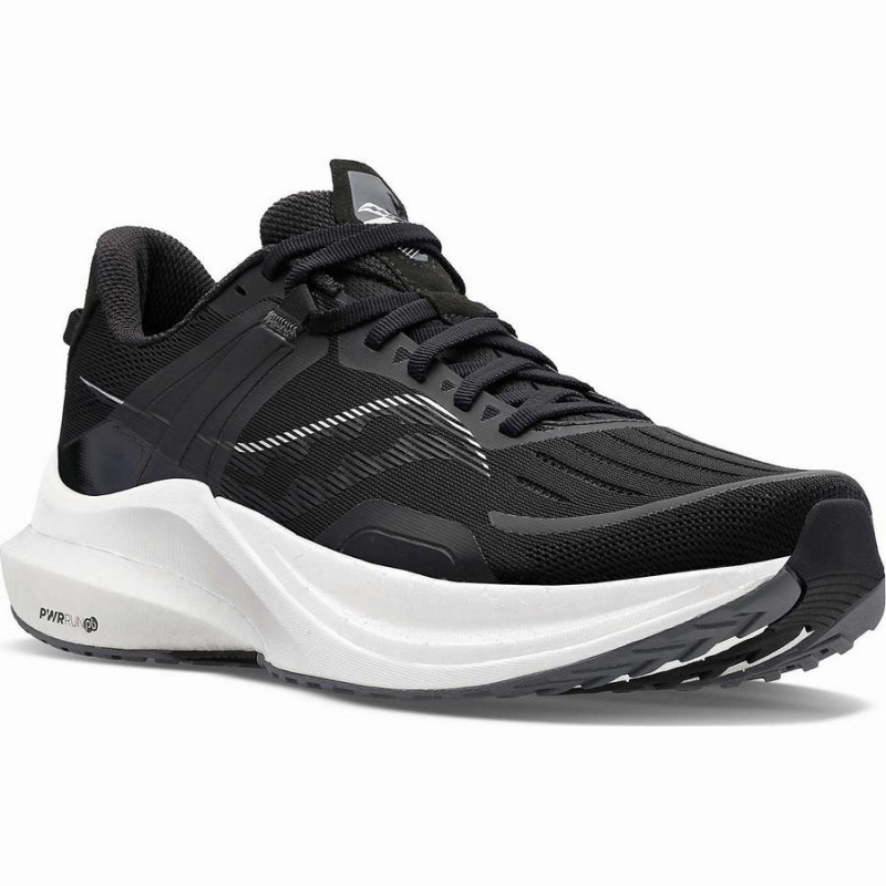 Men's Saucony Tempus Wide Running Shoes Black | Australia S86437-V75