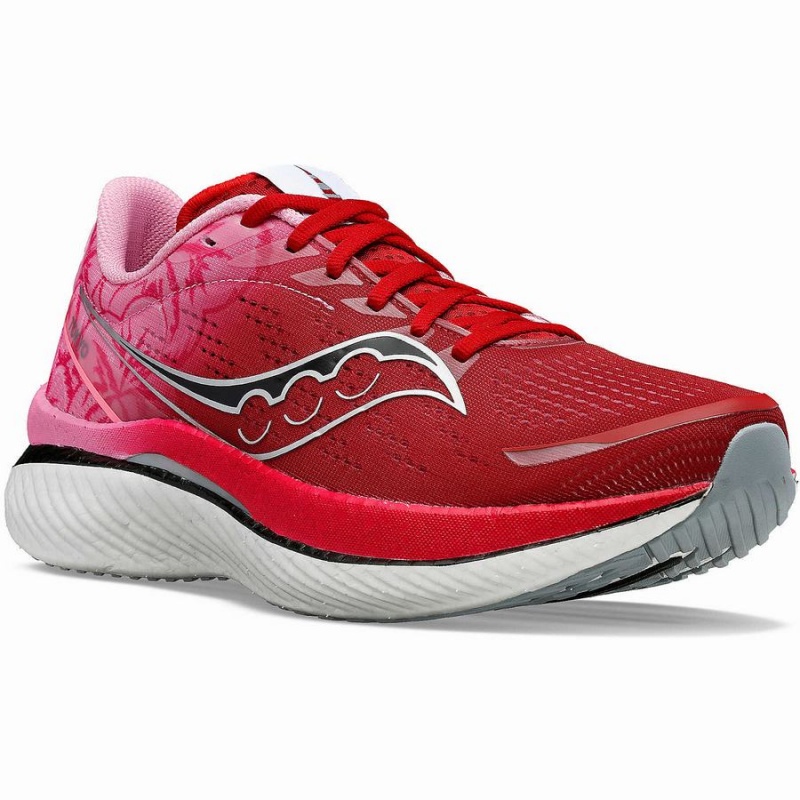 Men's Saucony Tokyo Endorphin Speed 3 Running Shoes Red / Grey | Australia S20496-C37