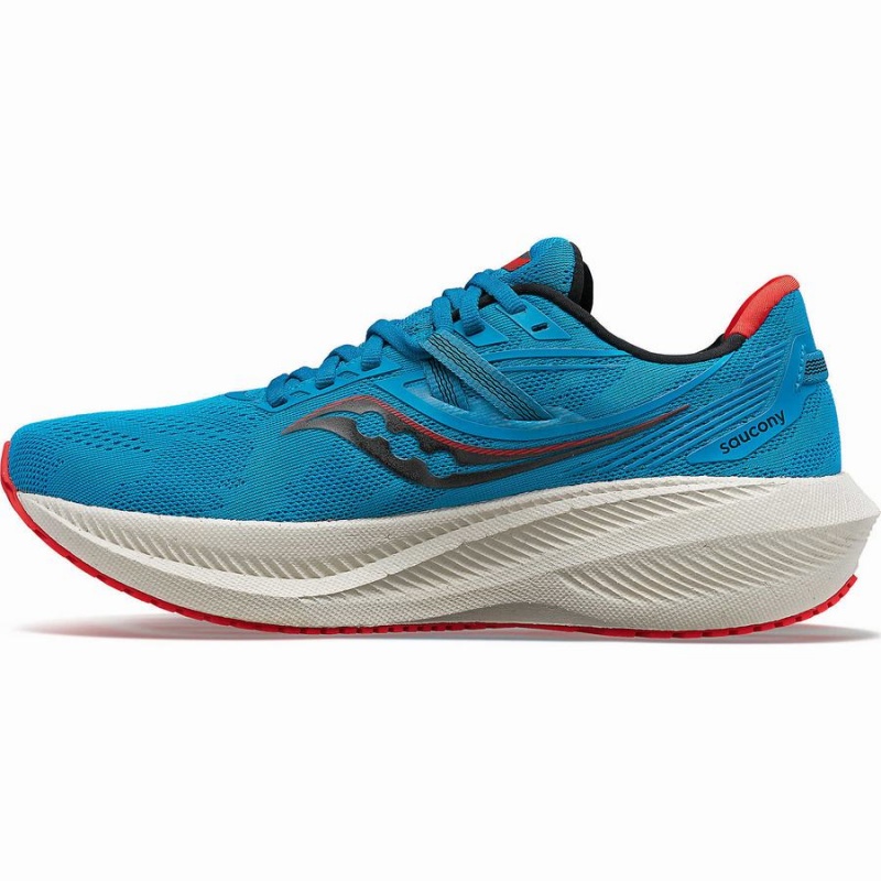 Men's Saucony Triumph 20 Running Shoes Blue | Australia S63215-F02