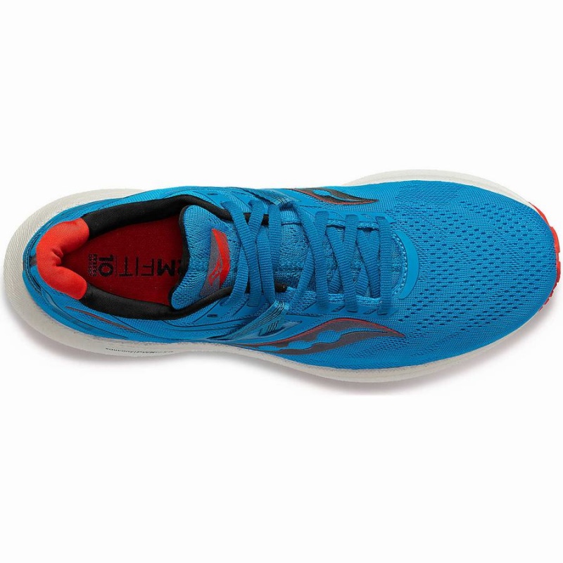 Men's Saucony Triumph 20 Running Shoes Blue | Australia S63215-F02