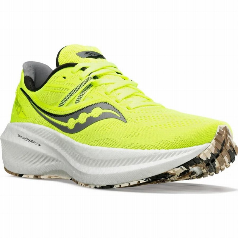 Men's Saucony Triumph 20 Running Shoes Green | Australia S91683-G59