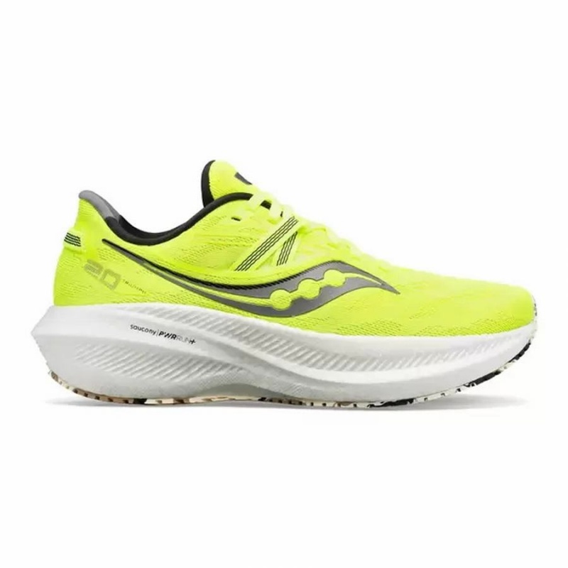 Men\'s Saucony Triumph 20 Running Shoes Green | Australia S91683-G59