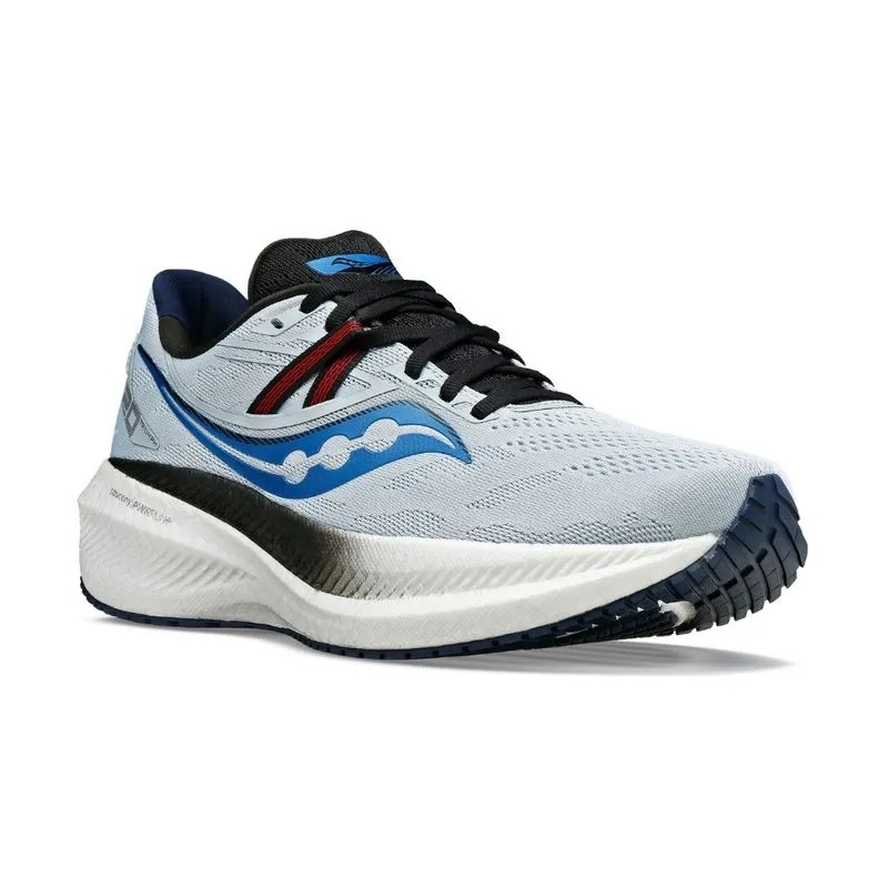 Men's Saucony Triumph 20 Running Shoes Light Blue / Black | Australia S23701-E76